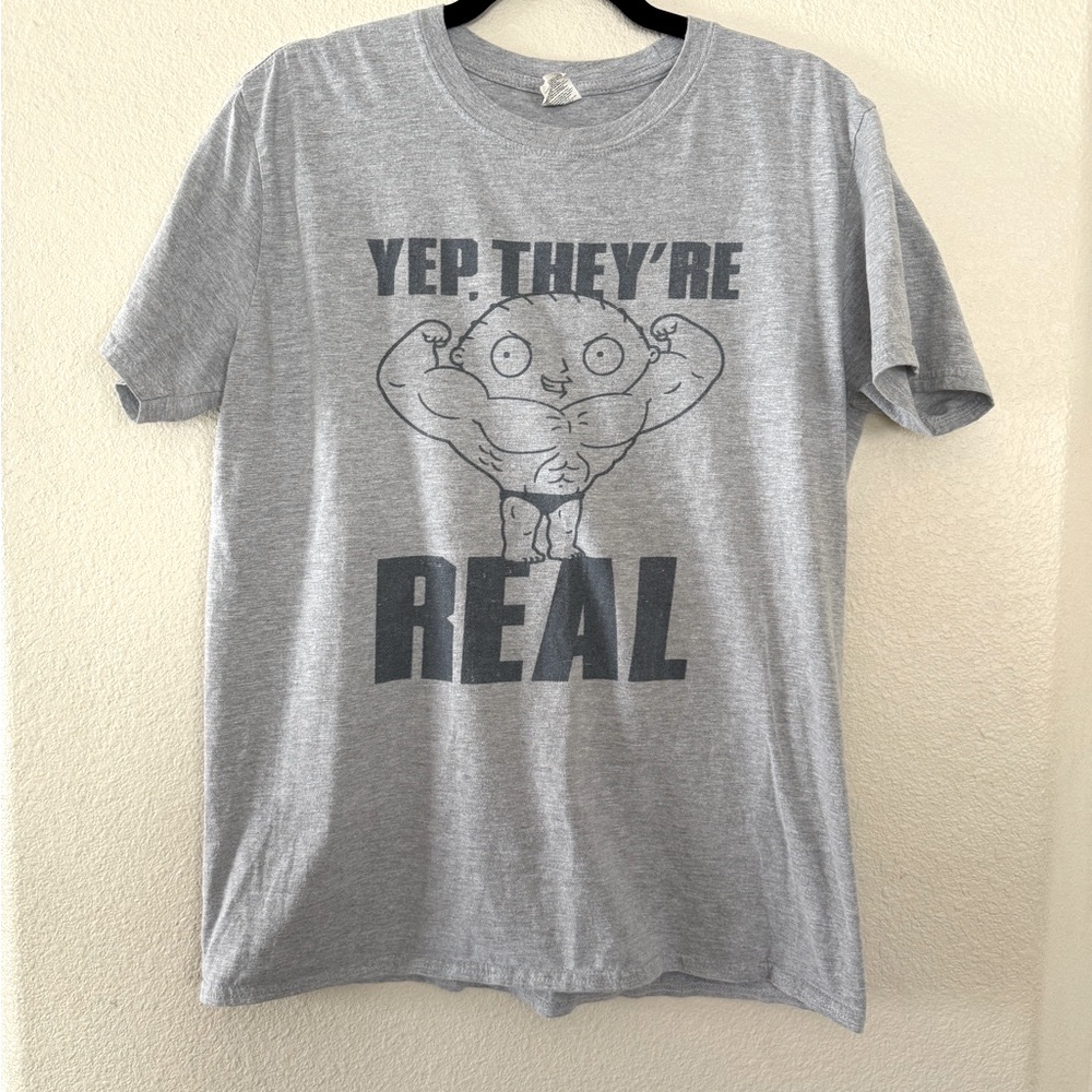 Gray Graphic Men's T-Shirt